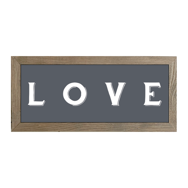 16x7 Thin Oak | Charcoal Canvas