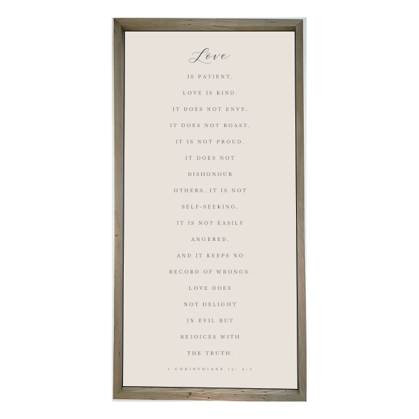 24x48 Thin Oak | Natural Canvas