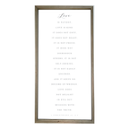 24x48 Thin Oak | White Canvas