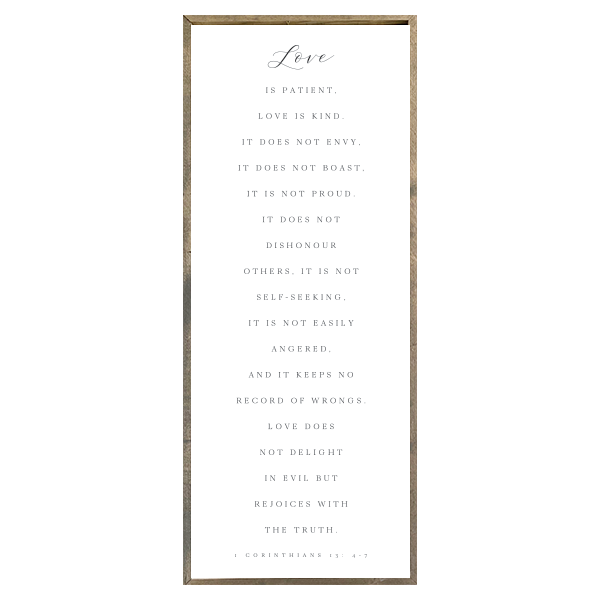 24x60 Thin Oak | Natural Canvas