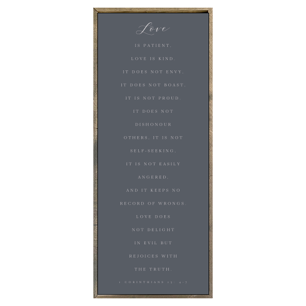 24x60 Thin Oak | Natural Canvas