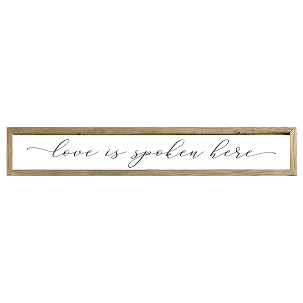 41x7 Thin Oak | White Canvas