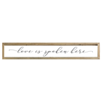 41x7 Thin Oak | White Canvas