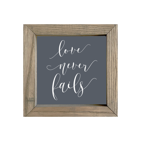 8x8 Thin Oak | Charcoal Canvas