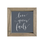 8x8 Thin Oak | Charcoal Canvas