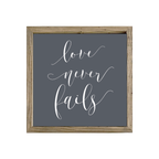 16x16 Thin Oak | Charcoal Canvas