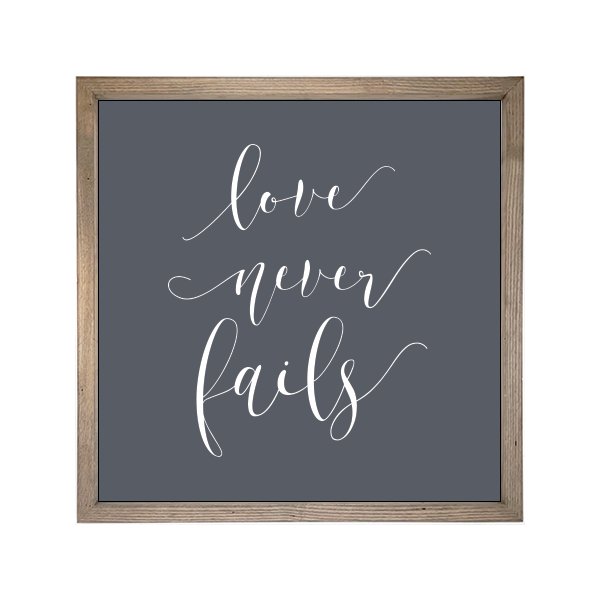 24x24 Thin Oak | Charcoal Canvas