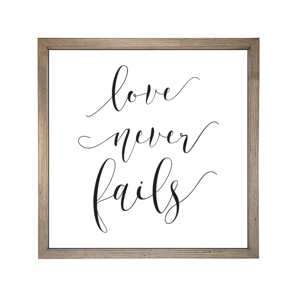 24x24 Thin Oak | White Canvas