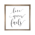 24x24 Thin Oak | White Canvas