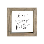 8x8 Thin Oak | White Canvas