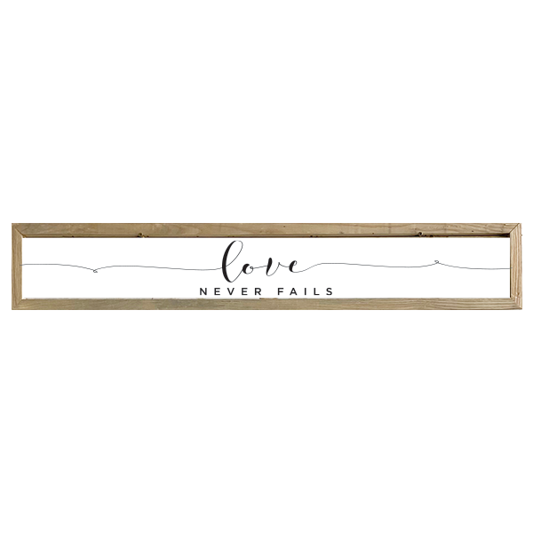 41x7 Thin Oak | White Canvas