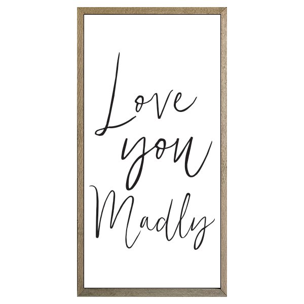 35x18 Thin Oak | White Canvas