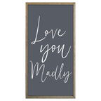 35x18 Thin Oak | Charcoal Canvas