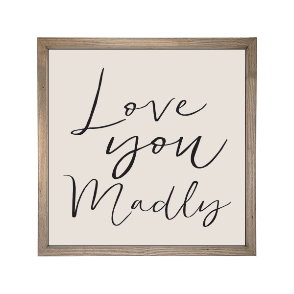 24x24 Thin Oak | Natural Canvas