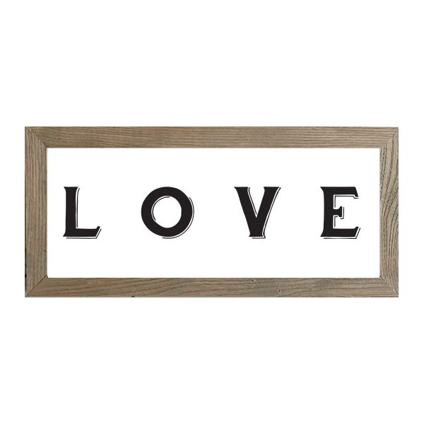 16x7 Thin Oak | White Canvas