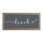 16x7 Thin Oak | Charcoal Canvas