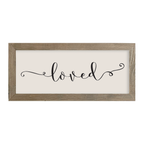 16x7 Thin Oak | Natural Canvas