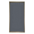 24x48 Thin Oak | Charcoal Canvas