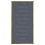 35x18 Thin Oak | Charcoal Canvas