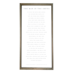 24x48 Thin Oak | White Canvas