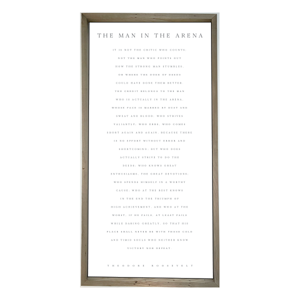 24x48 Thin Oak | White Canvas