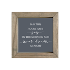 8x8 Thin Oak | Charcoal Canvas