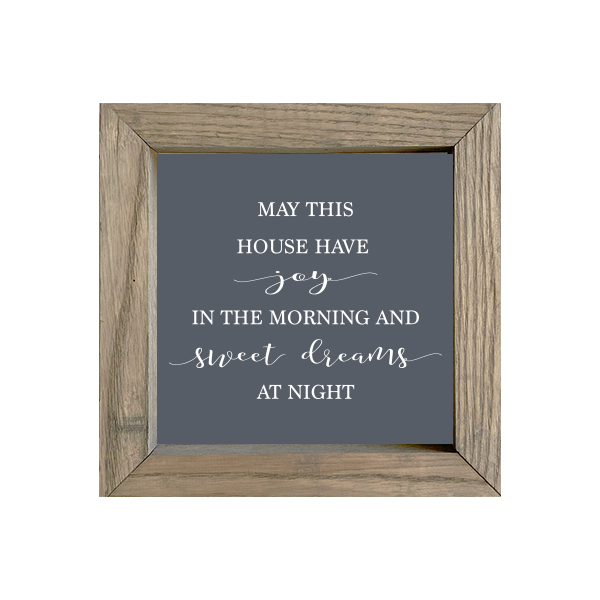 8x8 Thin Oak | Charcoal Canvas