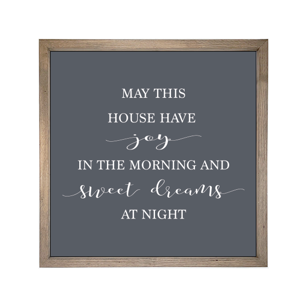 24x24 Thin Oak | Charcoal Canvas