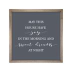 24x24 Thin Oak | Charcoal Canvas