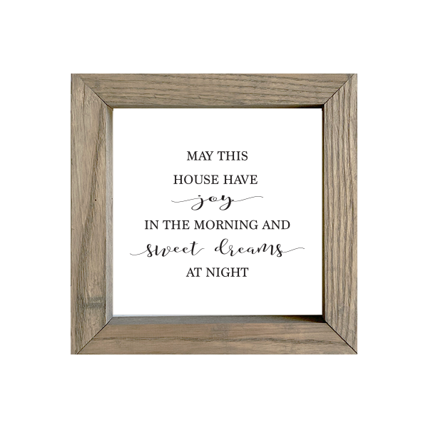 8x8 Thin Oak | White Canvas