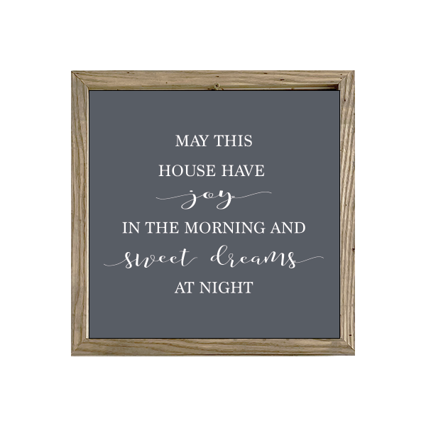 16x16 Thin Oak | Charcoal Canvas