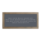 16x7 Thin Oak | Charcoal Canvas