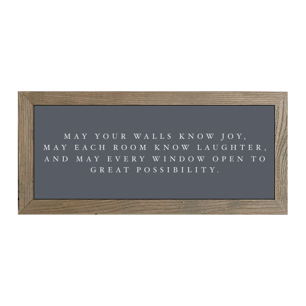 16x7 Thin Oak | Charcoal Canvas