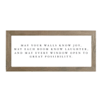 16x7 Thin Oak | White Canvas