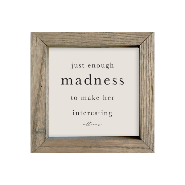 8x8 Thin Oak | Natural Canvas