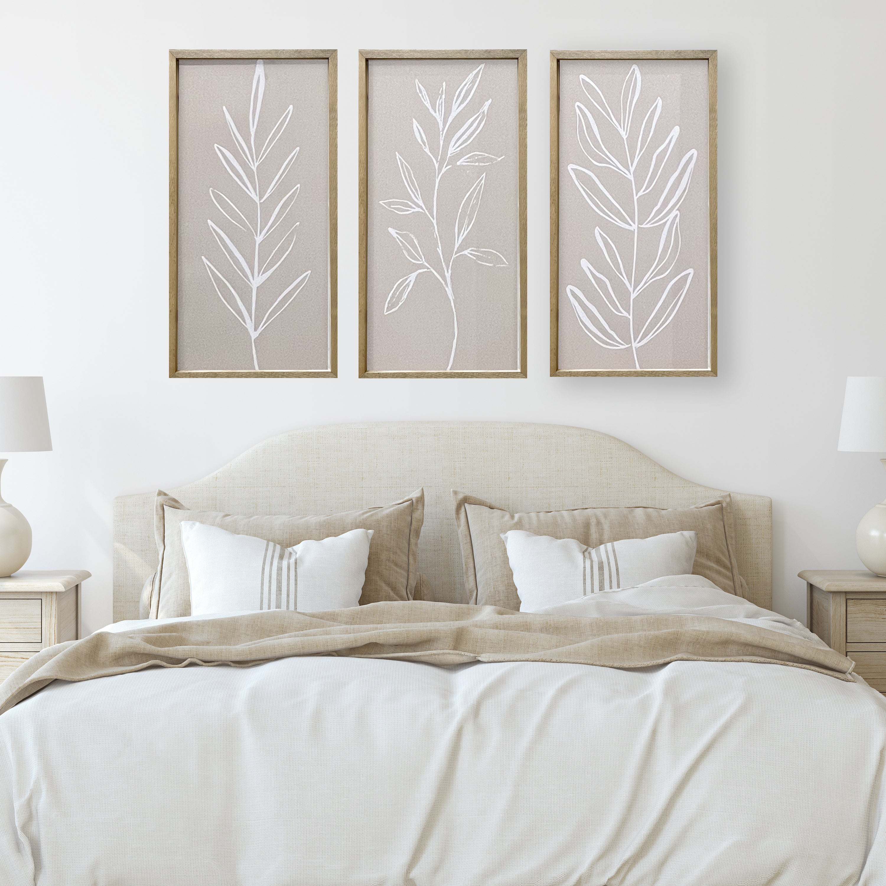 Neutral Textured Botanicals