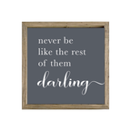 16x16 Thin Oak | Charcoal Canvas