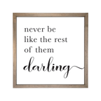 24x24 Thin Oak | White Canvas