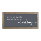 16x7 Thin Oak | Charcoal Canvas