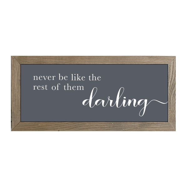 16x7 Thin Oak | Charcoal Canvas