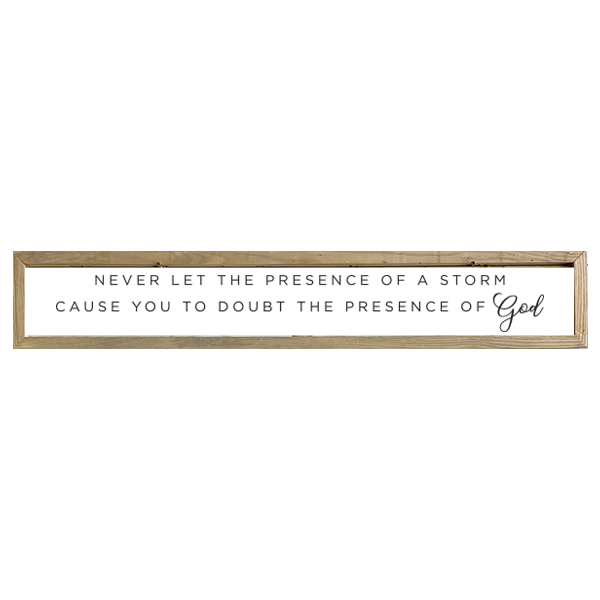 41x7 Thin Oak | White Canvas