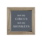 8x8 Thin Oak | Charcoal Canvas