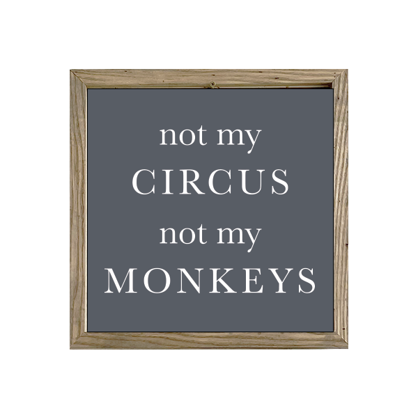 16x16 Thin Oak | Charcoal Canvas