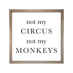 24x24 Thin Oak | White Canvas