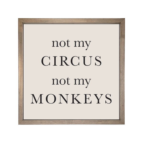 24x24 Thin Oak | Natural Canvas