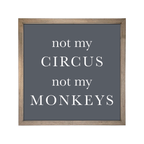 24x24 Thin Oak | Charcoal Canvas