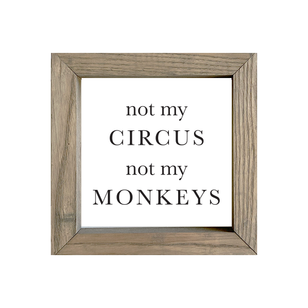 8x8 Thin Oak | White Canvas