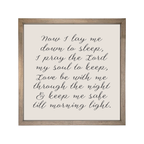 24x24 Thin Oak | Natural Canvas