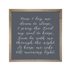 24x24 Thin Oak | Charcoal Canvas