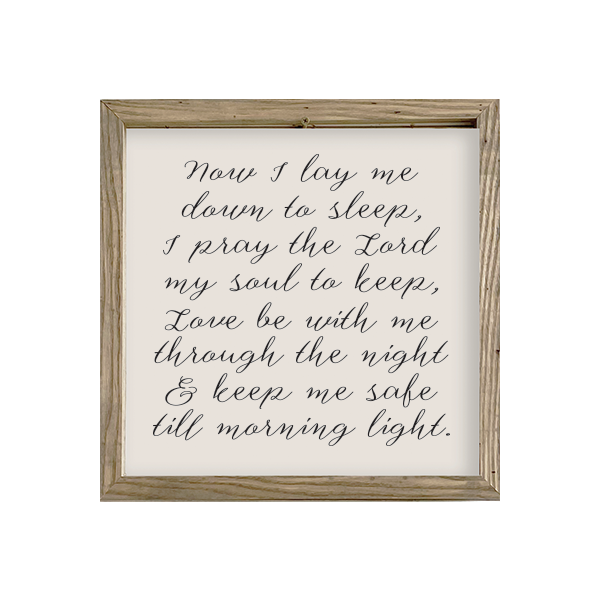 16x16 Thin Oak | Natural Canvas